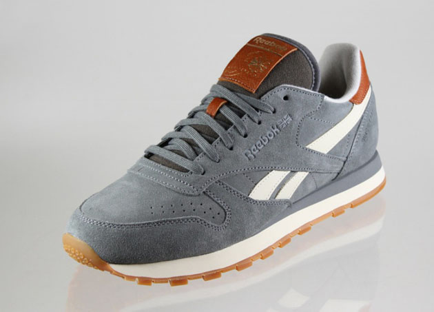 reebok cl leather suede grey
