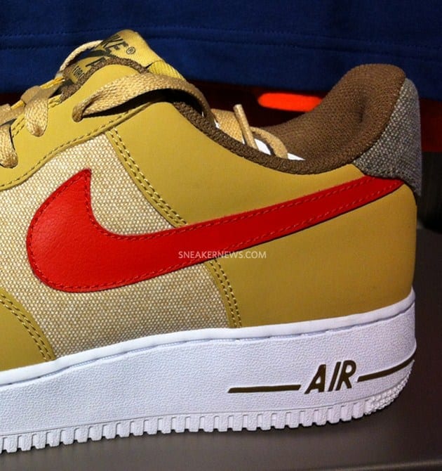 Nike Air Force 1 Low – Jersey Gold-Sport Red - White - Lato 2012-2