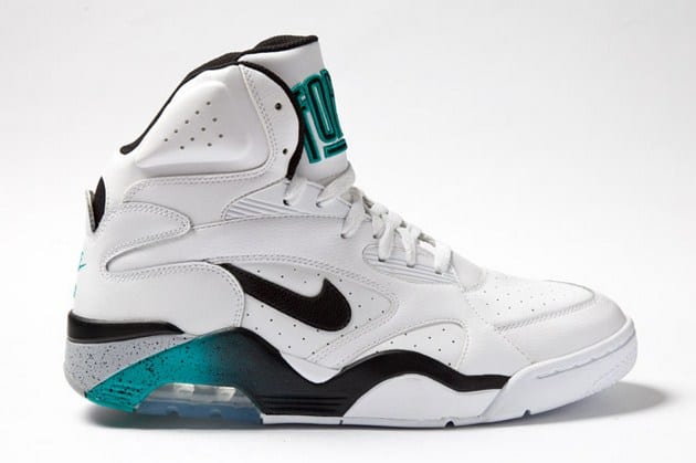 Nike Air Force 180 Mid - White/Black/Blue Emerald (Holiday 2012) 1