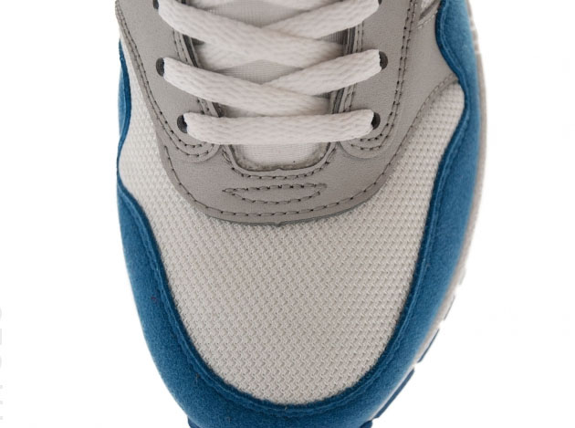 555766-100 Nike Air Max 1 GS - White / Varsity Blue - Neutral Grey - Black-4