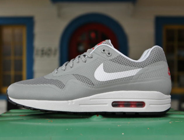 Nike Air Max 1 Hyperfuse – Silver/White Red  1