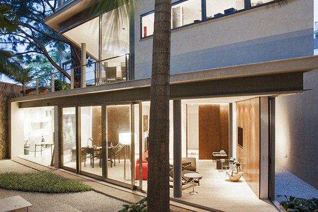 Offset House-asymetryczny dom w Brazylii-8