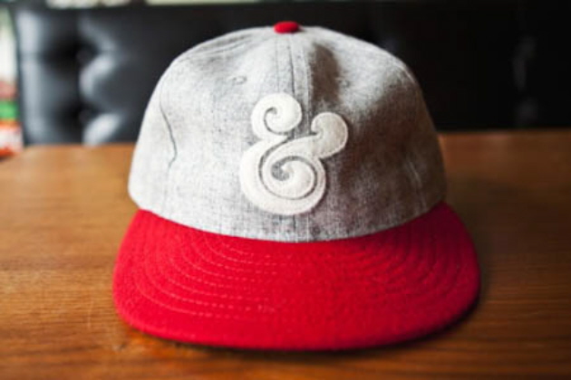 Ugmonk-X-Ebbets-Field-Flannels-“Ampersand-Baseball-Hats”