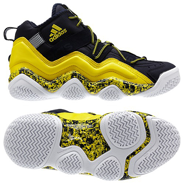 G59745 adidas Basketball Top Ten 2000–Dark Navy-Vivid Yellow-3