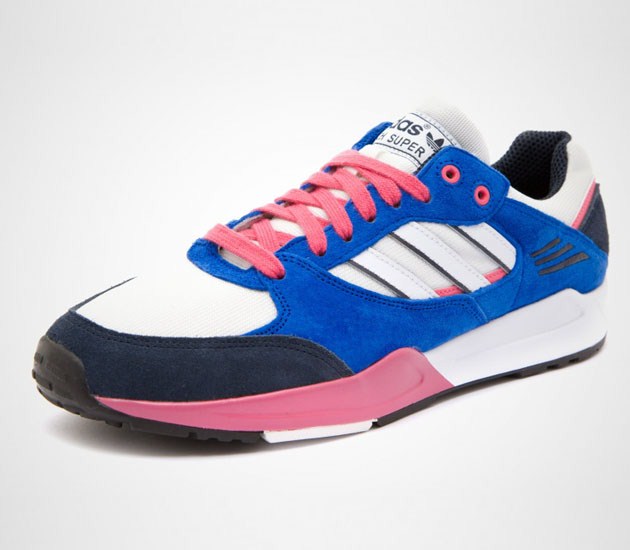 adidas Originals Tech Super W - True Blue / Bliss Pink - Running White 1