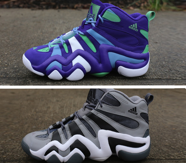 adidas Basketball Crazy 8 - Grey oraz Purple 1