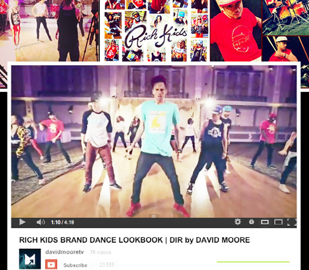David Moore x Rich Kids Brand - Dance Lookbook (Wiosna 2013) 