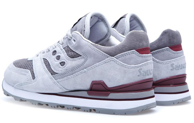 White Mountaineering x Saucony Courageous-Grey-Dark Red-2
