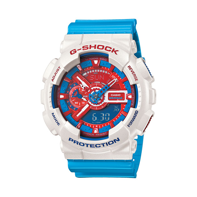 Zegarki Casio G-Shock-Red,White,Blue Pack-2
