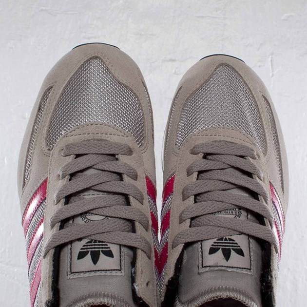 Q20688 adidas Originals LA Trainer W-Collegiate Silver-Blaze Pink-Black-4