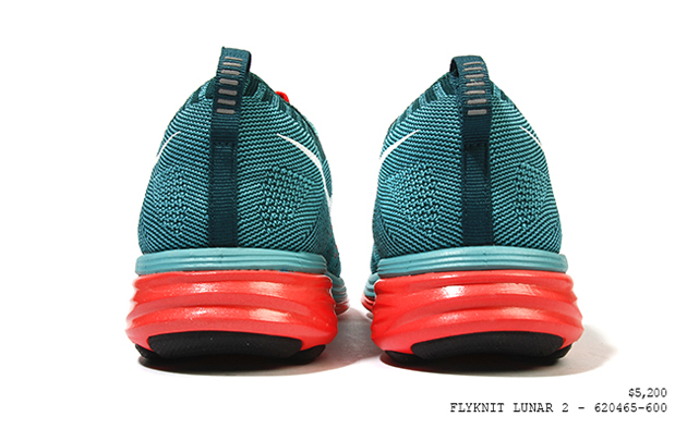 Nike Flyknit Lunar2-Bright Crimson-Sport Turquoise-3