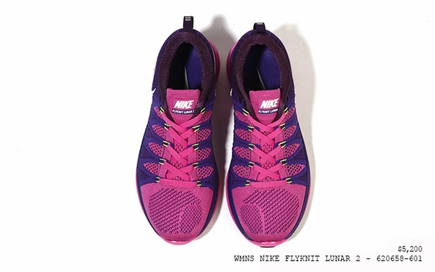 Nike Flyknit Lunar2 WMNS-Club Pink-White-Court Purple-Grand Purple-2