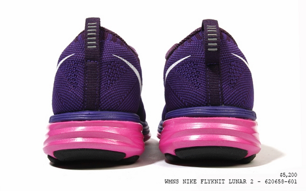 Nike Flyknit Lunar2 WMNS-Club Pink-White-Court Purple-Grand Purple-3