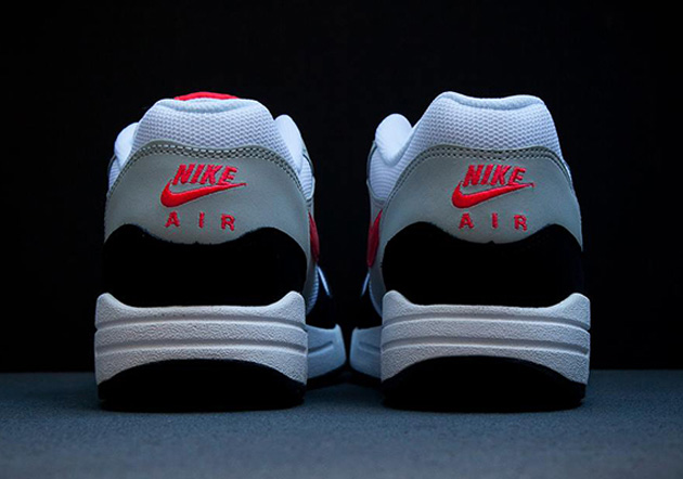 Nike Air Max 1 Essential-White-Crimson-Black-1