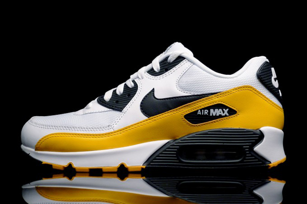 Nike Air Max 90 Essential-White-Black-University Gold-1