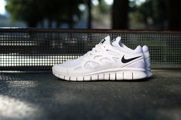Nike Free Run 2-White-White-1