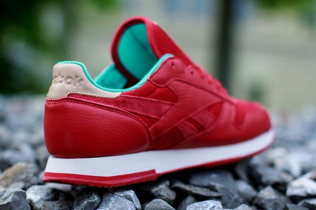 Reebok Classic Leather Utility–Red-Teal–Canvas-2