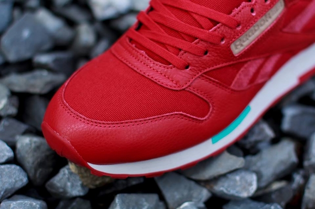 Reebok Classic Leather Utility–Red-Teal–Canvas-3