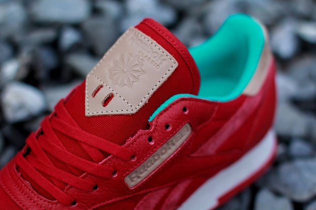 Reebok Classic Leather Utility–Red-Teal–Canvas-4