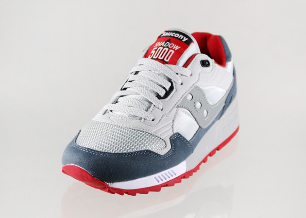 Saucony Shadow 5000-Grey-Red-2
