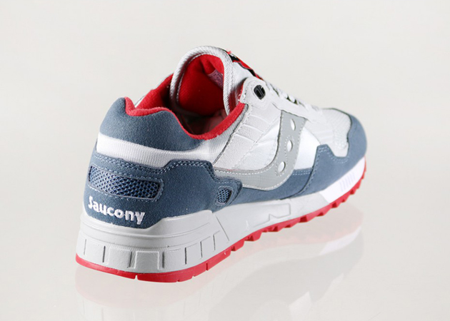 Saucony Shadow 5000-Grey-Red-3