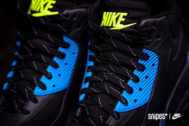 Nike Air Max 90 ICE Sneakerboot-Black-Black-Dark Ash-Photo Blue-4