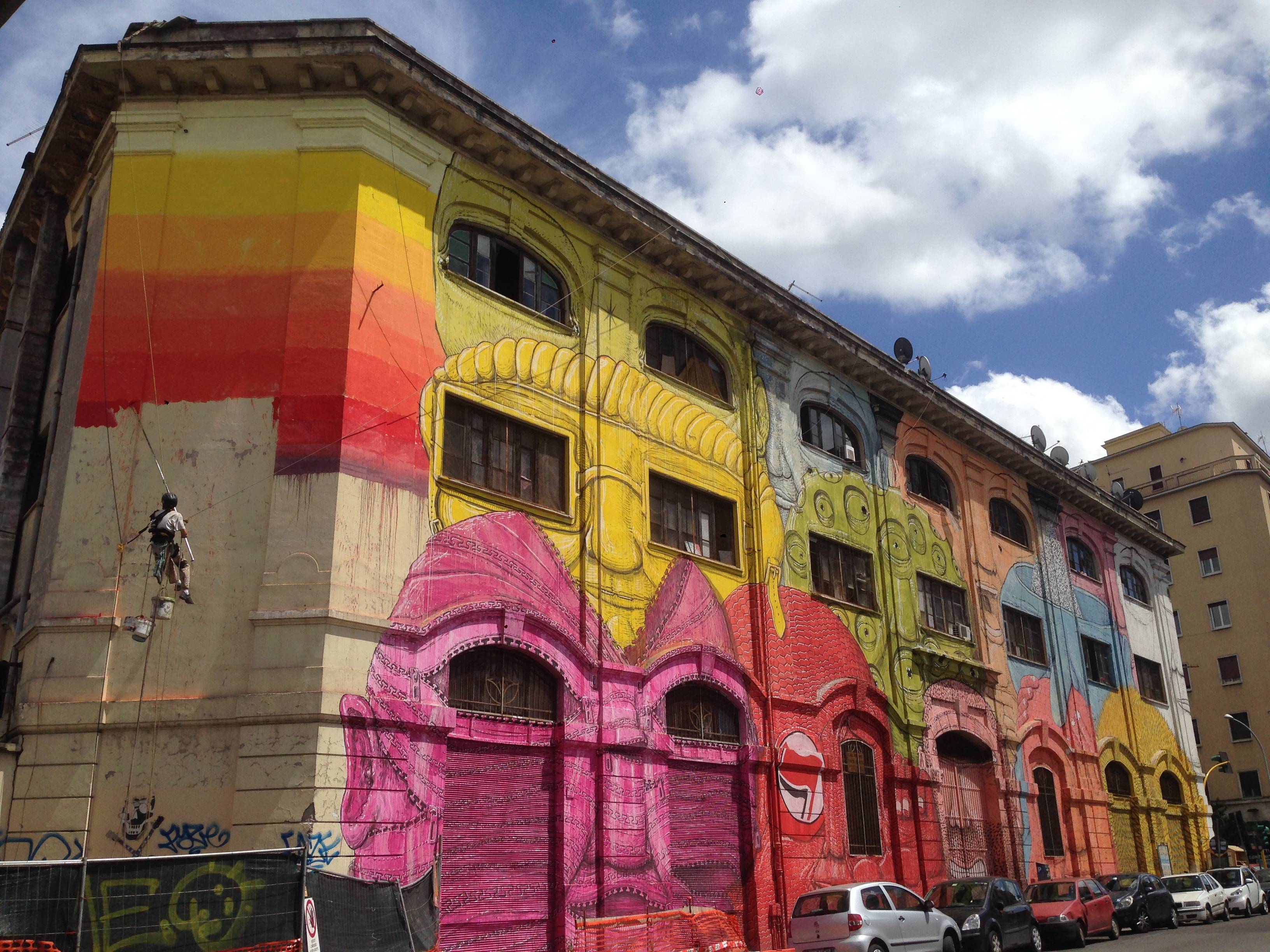 Mural Blu w Rzymie (Listopad 2014)-6
