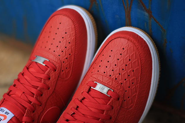 Nike Air Force 1 Low LV8-Red Croc-1
