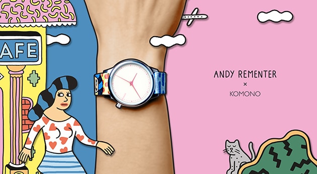 Kolekcja zegarków Komono x Andy Rementer (Lato 2015)-2