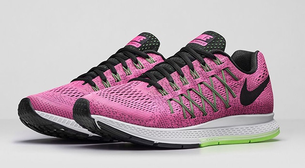 Nike Air Zoom Pegasus 32 WMNS-Pink Pow-Barely Volt-Ghost Green-Black-2