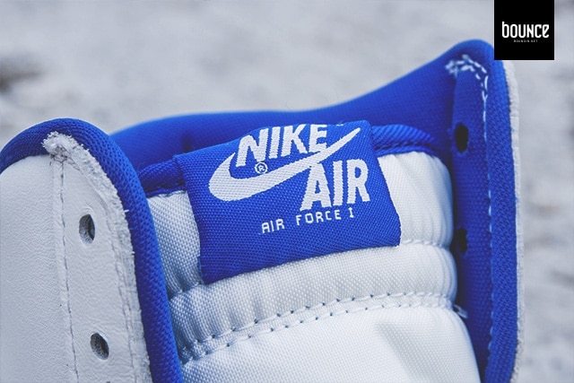 Nike Air Force 1 High–Summit White-Royal Blue-8