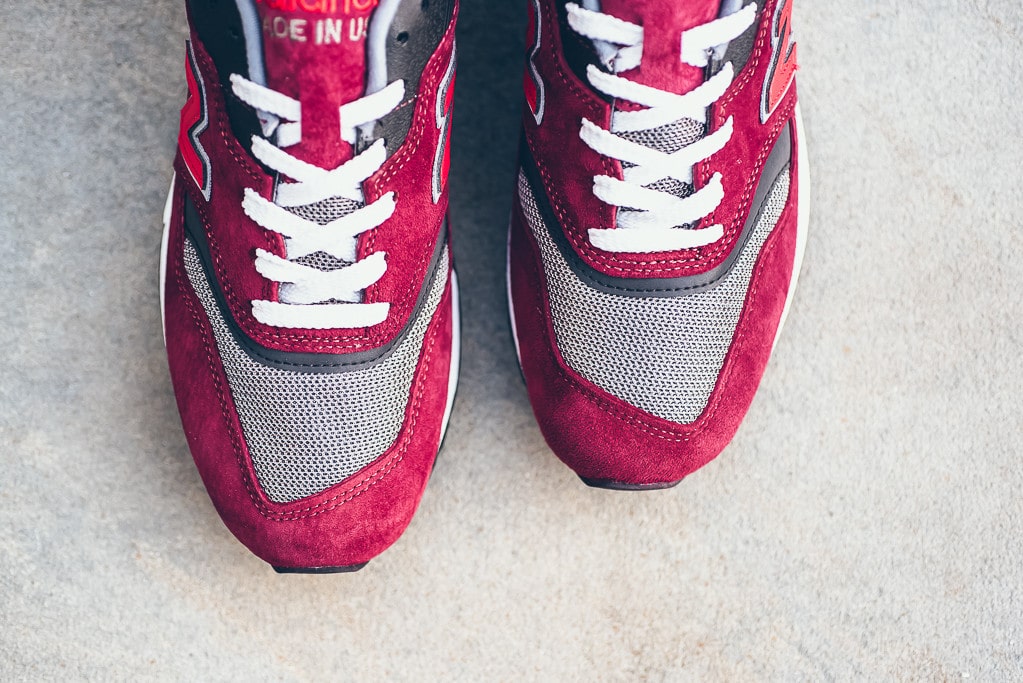 New Balance M997 Heritage-Burgundy-Grey-Red-4
