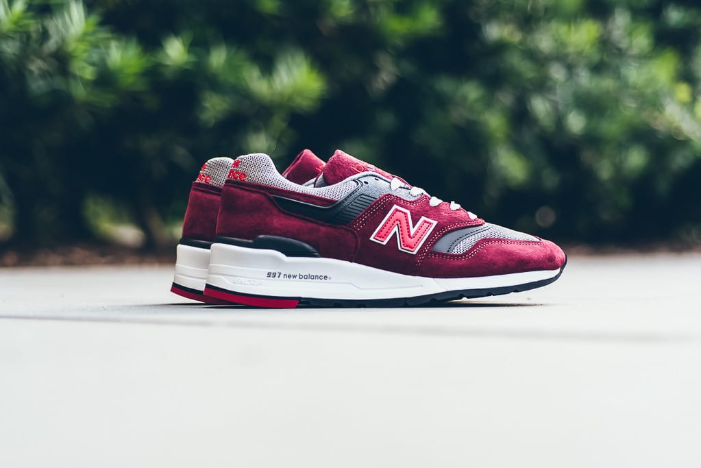 New Balance M997 Heritage-Burgundy-Grey-Red-7