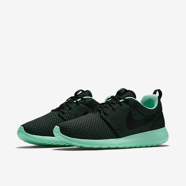 Nike Roshe One Premium-Black-Green Glow-Black-3