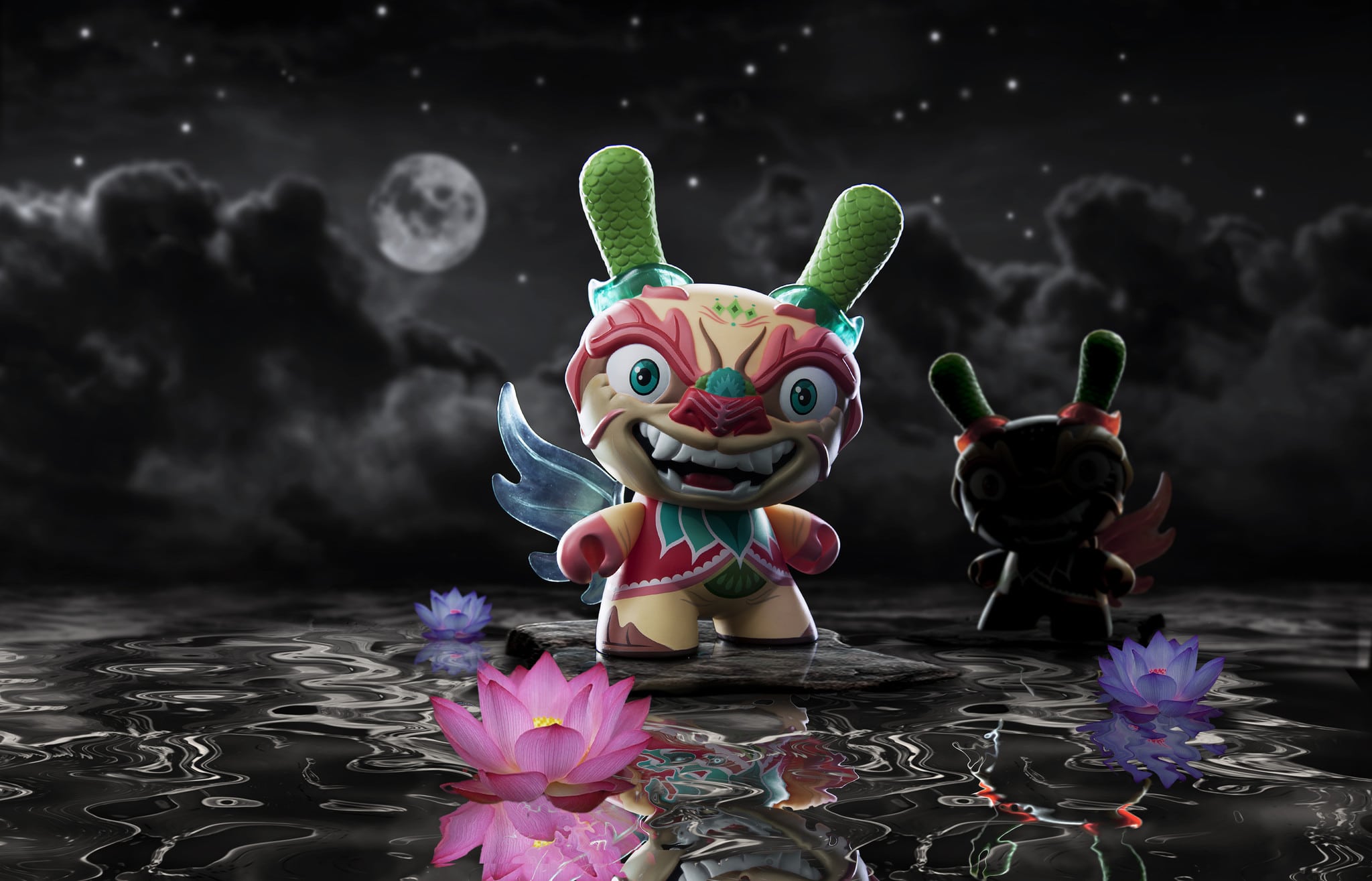 KIDROBOT-IMPERIAL LOTUS DRAGON 8 DUNNY-11