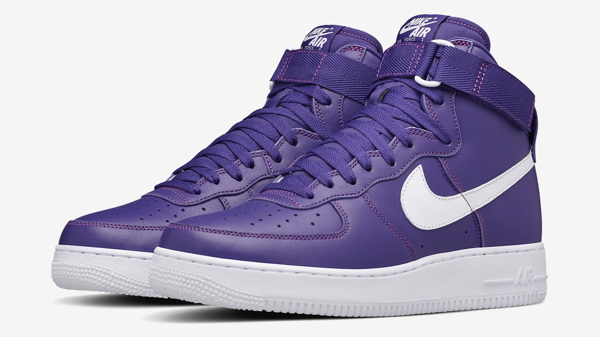 Nike Air Force 1 High-Purple-White-Purple-3