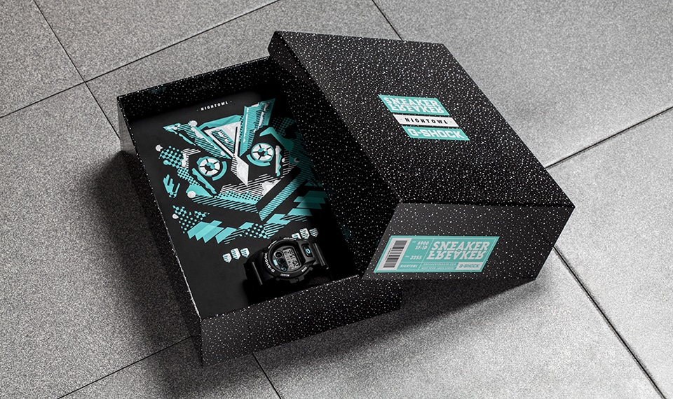 SNEAKER FREAKER x G-SHOCK DW-6900-NIGHTOWL-1