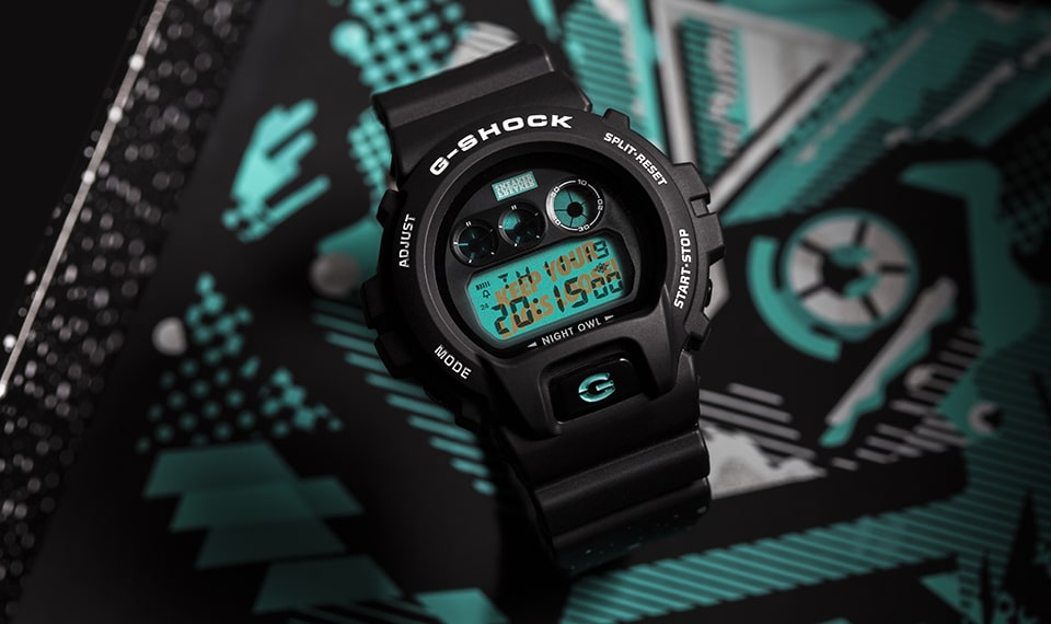 SNEAKER FREAKER x G-SHOCK DW-6900-NIGHTOWL-2