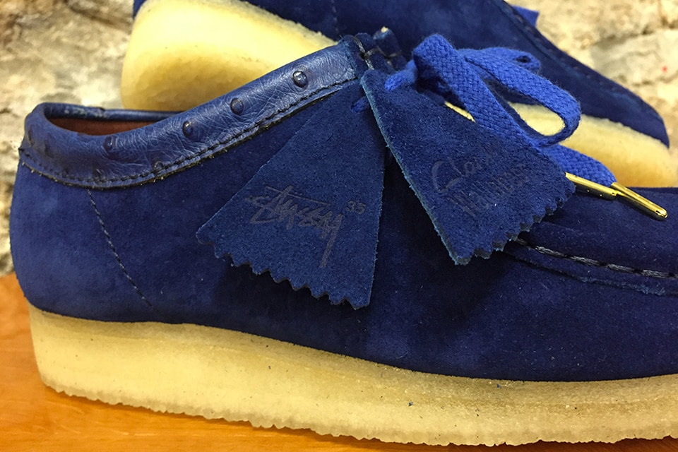 Stussy x Clarks Wallabee-Ostrich Leather-2