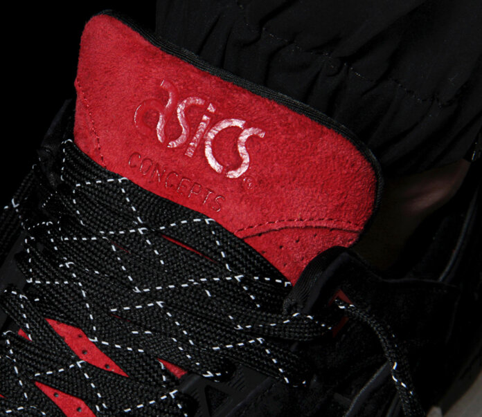 CONCEPTS x ASICS GEL RESPECTOR-BLACK WIDOW