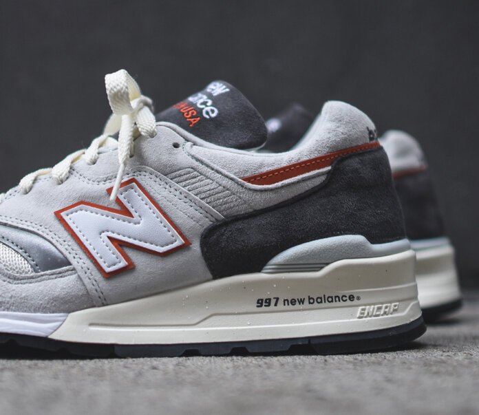 New Balance 997-Grey-Orange