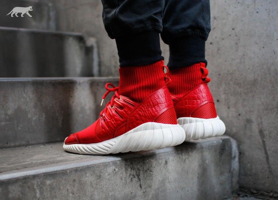 adidas tubular doom red