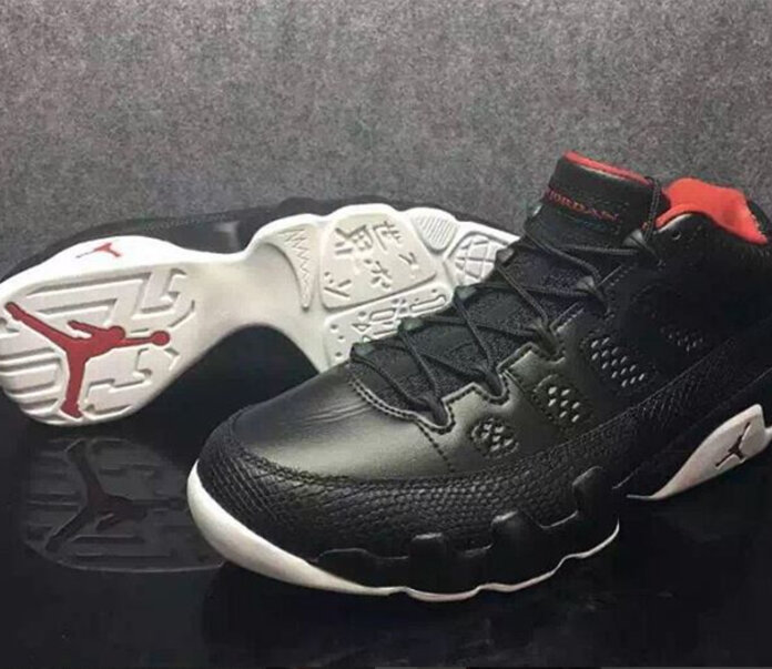 AIR JORDAN 9 LOW-BLACK-RED (LATO 2016) DATA PREMIERY