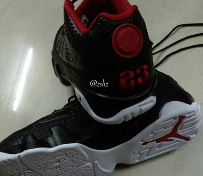 Air Jordan 9 Retro Low-Black-Red (Lato 2016) Zajawka