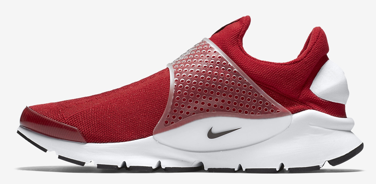 NIKE SOCK DART-RED-WHITE-2