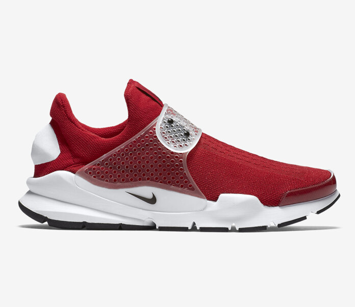 NIKE SOCK DART-RED-WHITE