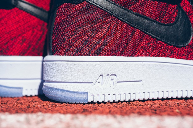 Nike Air Force 1 High Flyknit-University Red-5