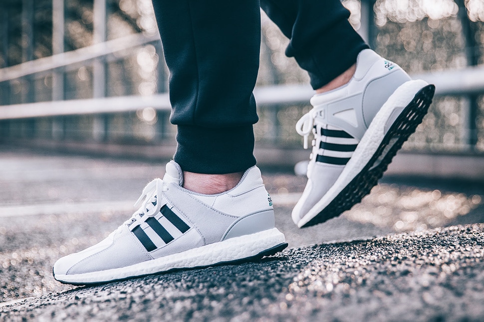 adidas Equipment Support 93 16 Boost-Vintage White-Core Black-Sub Green-3
