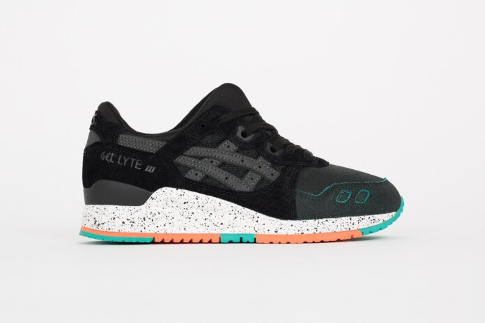 ASICS Gel Lyte III „Miami” Pack - Black / Turquoise - Coral