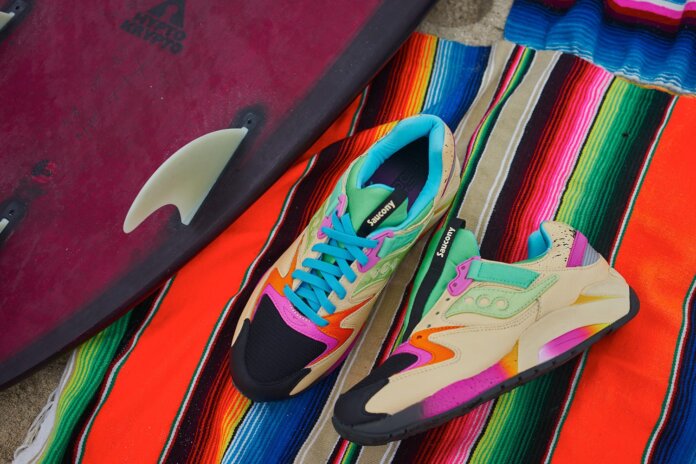 Shoe Gallery x Saucony Grid 9000 „Hit the Beach”